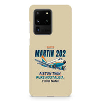Thumbnail for Martin 2-0-2A - Cartoon + Name - Samsung Case - Beige