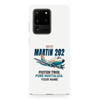 Thumbnail for Martin 2-0-2A - Cartoon + Name - Samsung Case - White