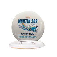 Thumbnail for Martin 2-0-2A - Cartoon - Pin - Beige