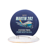 Thumbnail for Martin 2-0-2A - Cartoon - Pin - Navy Blue