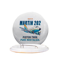 Thumbnail for Martin 2-0-2A - Cartoon - Pin - White