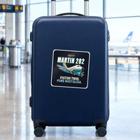 Thumbnail for Martin 2-0-2A - Cartoon - Square Sticker - Suitcase