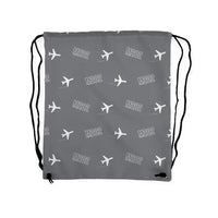 Thumbnail for Martin 2-0-2A - Drawstring Bag - 3D Pattern - Gray