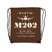 Thumbnail for Martin 2-0-2A - Drawstring Bag - Heritage - Brown