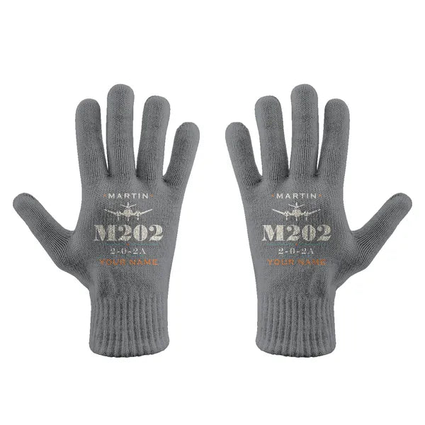 Martin 2-0-2A - Gloves - Full - Heritage + Name - Gray