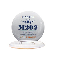 Thumbnail for Martin 2-0-2A - Heritage + Name - Pin - Light Gray