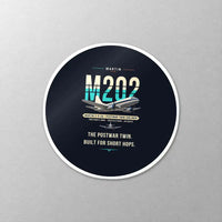 Thumbnail for Martin 2-0-2A - Original - Circle Sticker - Close-up