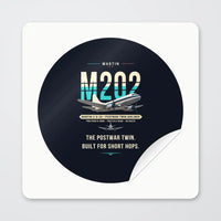 Thumbnail for Martin 2-0-2A - Original - Circle Sticker - Peel