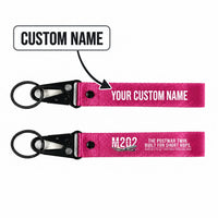 Thumbnail for Martin 2-0-2A Hawk-Shaped Key Chains - Pink - Original - Personalized