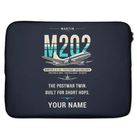 Thumbnail for Martin 2-0-2A - Original + Name - Laptop Sleeve