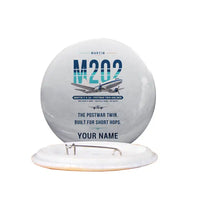 Thumbnail for Martin 2-0-2A - Original + Name - Pin - Light Gray