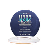 Thumbnail for Martin 2-0-2A - Original + Name - Pin - Navy Blue