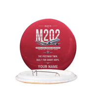 Thumbnail for Martin 2-0-2A - Original + Name - Pin - Red