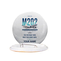 Thumbnail for Martin 2-0-2A - Original + Name - Pin - White