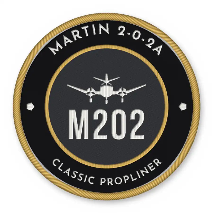 Martin 2-0-2A Patches - Circle - Black Gold
