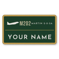 Thumbnail for Martin 2-0-2A Patches - Rectangle + Name - Forest Gold