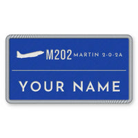 Thumbnail for Martin 2-0-2A Patches - Rectangle + Name - Royal White