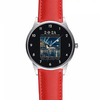 Thumbnail for Martin 2-0-2A - Poster - Leather Strap - Red Leather Strap