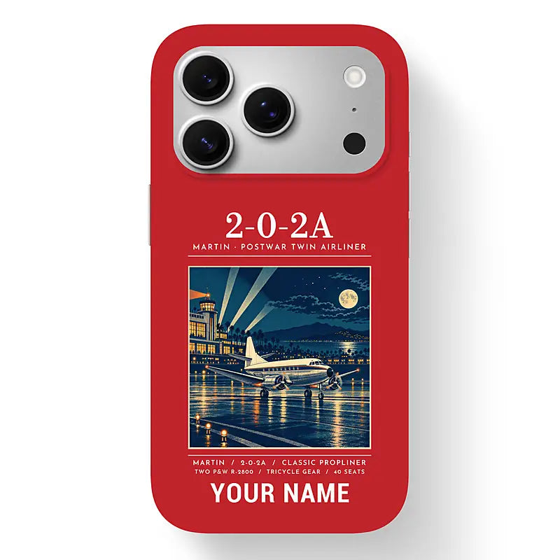 Martin 2-0-2A - Poster + Name - MagSafe iPhone 17 Pro - Red