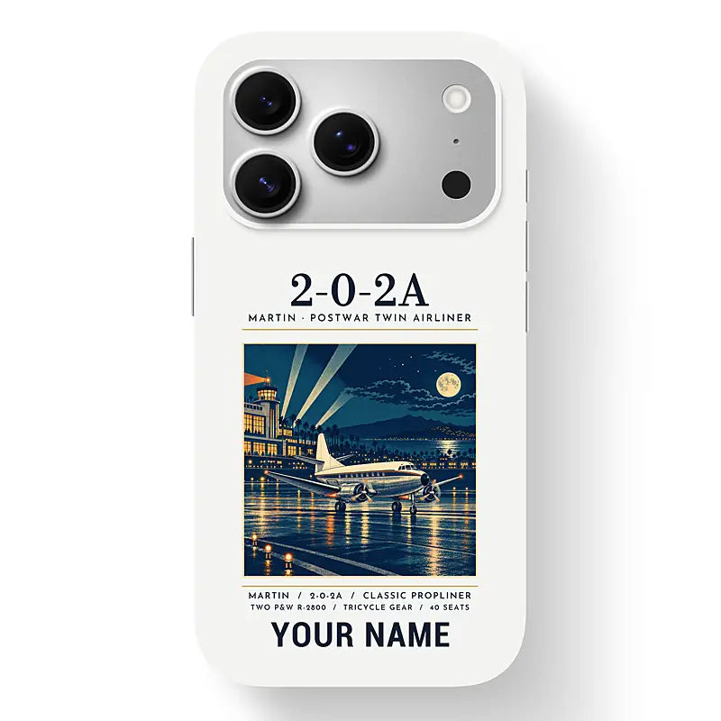Martin 2-0-2A - Poster + Name - MagSafe iPhone 17 Pro - White