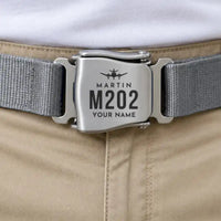 Thumbnail for Martin 2-0-2A - Seat Belt - Heritage + Name - Gray