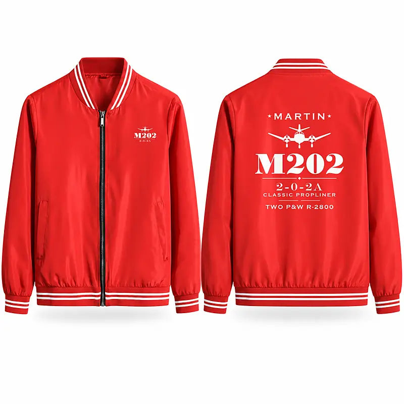 Martin 2-0-2A Stylish Jackets - Baseball Collar - Heritage - Red