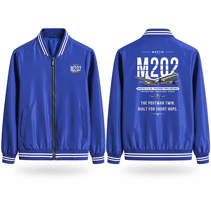 Martin 2-0-2A Stylish Jackets - Baseball Collar - Original - Royal Blue