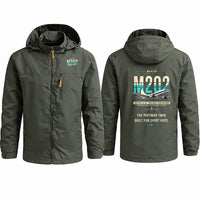 Thumbnail for Martin 2-0-2A Stylish Jackets - Hooded Windbreaker - Original - Olive Green