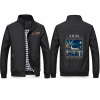 Thumbnail for Martin 2-0-2A Stylish Jackets - Stand Collar - Poster - Black