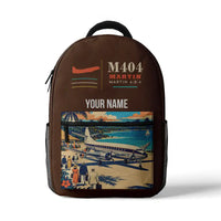 Thumbnail for Martin 4-0-4 - 3D Backpack - Brown + Name