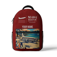 Thumbnail for Martin 4-0-4 - 3D Backpack - Red + Name