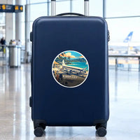 Thumbnail for Martin 4-0-4 - 3D + Name - Circle Sticker - Suitcase