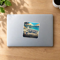Thumbnail for Martin 4-0-4 - 3D - Square Sticker - MacBook