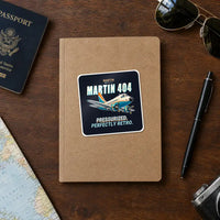 Thumbnail for Martin 4-0-4 - Cartoon - Square Sticker - Notebook