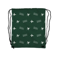 Thumbnail for Martin 4-0-4 - Drawstring Bag - 3D Pattern - Dark Green
