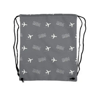 Thumbnail for Martin 4-0-4 - Drawstring Bag - 3D Pattern - Gray