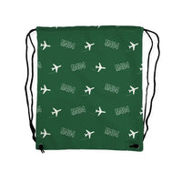 Thumbnail for Martin 4-0-4 - Drawstring Bag - 3D Pattern - Green