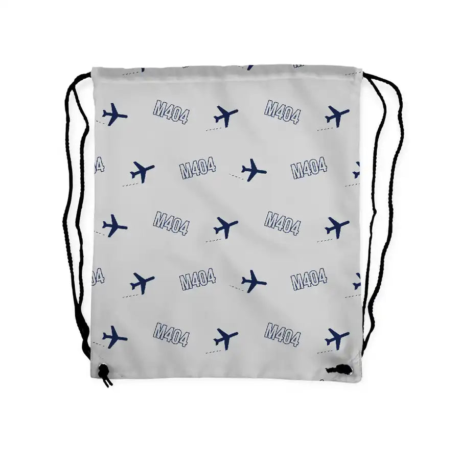 Martin 4-0-4 - Drawstring Bag - 3D Pattern - Light Gray