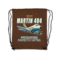 Thumbnail for Martin 4-0-4 - Drawstring Bag - Cartoon - Brown