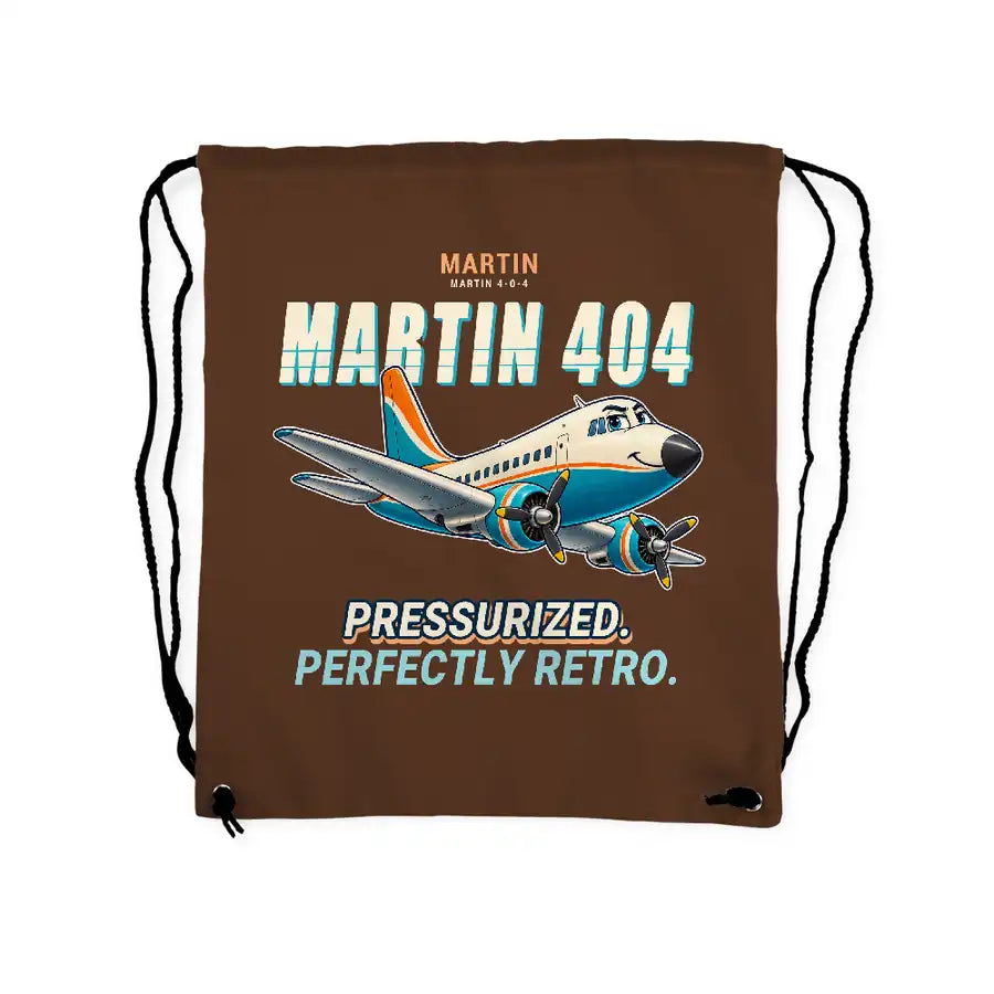 Martin 4-0-4 - Drawstring Bag - Cartoon - Brown