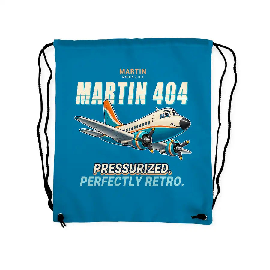Martin 4-0-4 - Drawstring Bag - Cartoon - Light Blue
