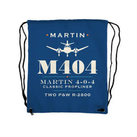 Thumbnail for Martin 4-0-4 - Drawstring Bag - Heritage - Blue