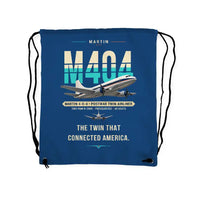 Thumbnail for Martin 4-0-4 - Drawstring Bag - Original - Blue