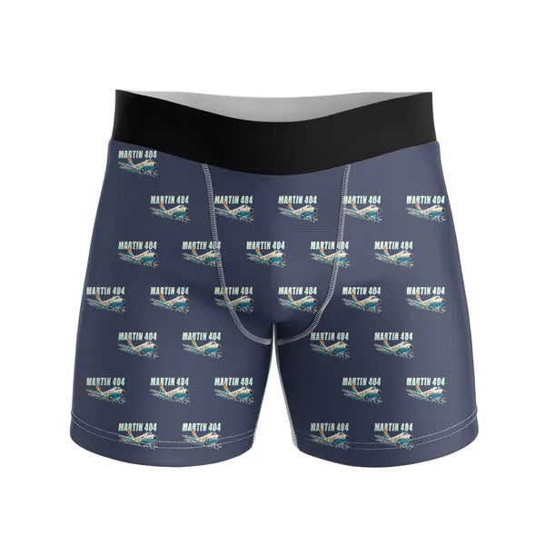 Martin 4-0-4 - Men Boxers - Cartoon Pattern - Navy Blue