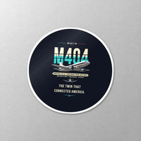 Thumbnail for Martin 4-0-4 - Original - Circle Sticker - Close-up
