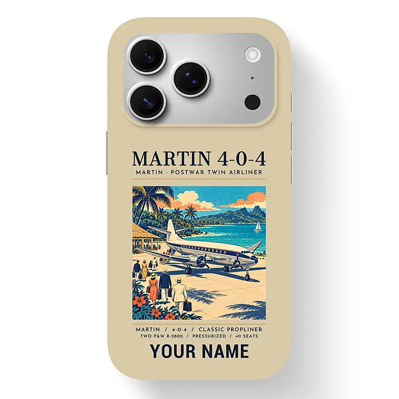 Martin 4-0-4 - Poster + Name - MagSafe iPhone 17 Pro - Beige