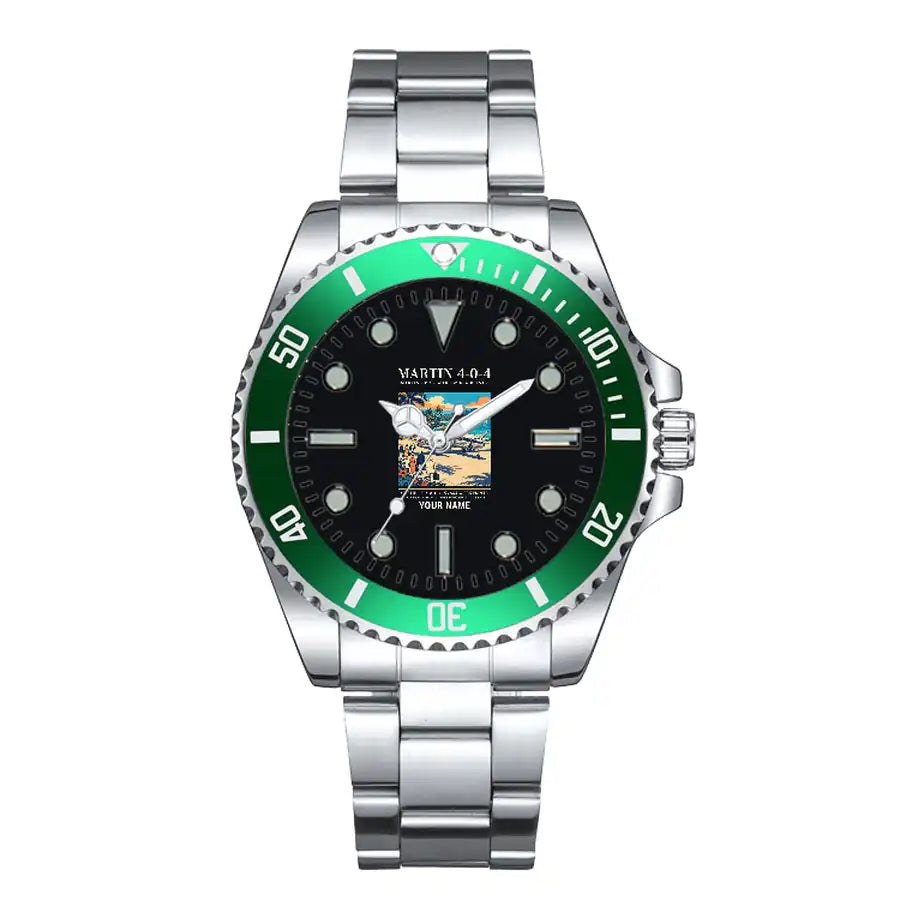 Martin 4-0-4 - Poster + Name - Premium Diver - Green