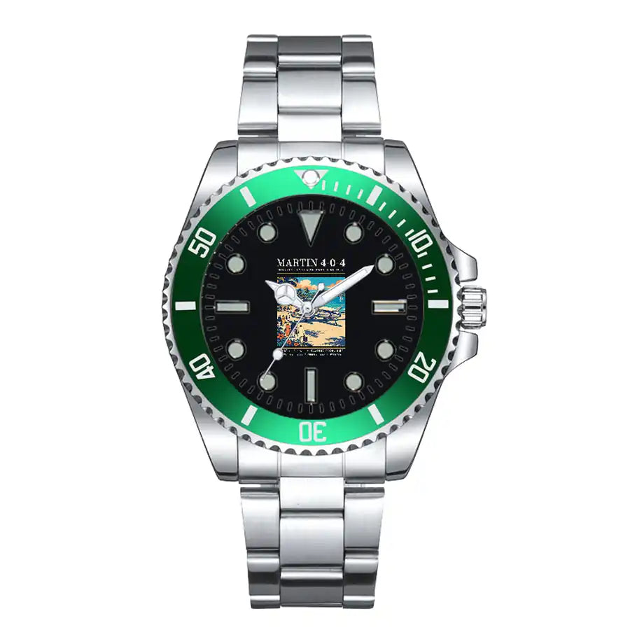 Martin 4-0-4 - Poster - Premium Diver - Green