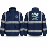 Thumbnail for Martin 4-0-4 Reflective Winter Jackets - Cartoon - Navy Blue