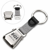 Thumbnail for Martin 4-0-4 - Seat Belt Key Chain - Tag - Gray